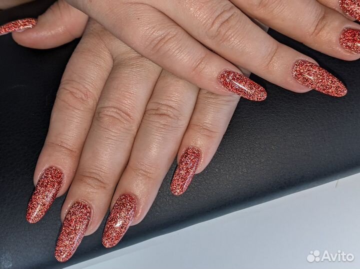 Наращивание ногтей, маникюр, педикюр