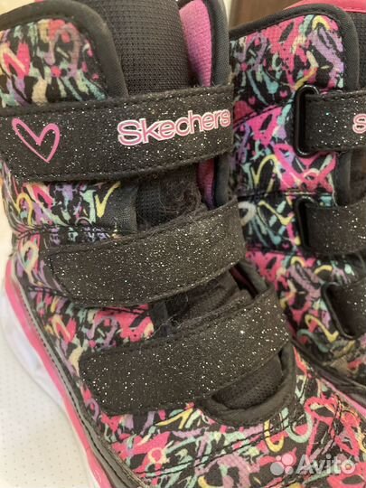 Сапожки ботинки skechers 33