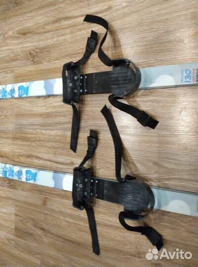 Лыжи детские 130 с палками