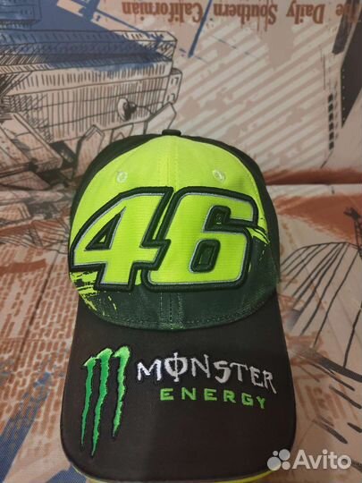 Бейсболка с логотипомVR46 monster 46 Black