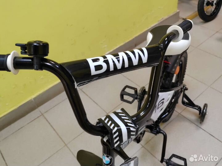 Детский велосипед BMW черный 16