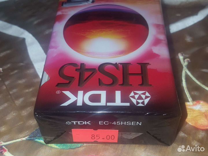 Видеокассета TDK 45 минут для камеры, новая в упак