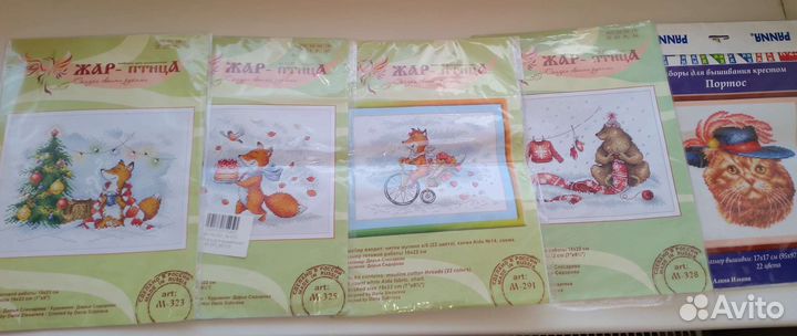 Остатки набора для вышивания