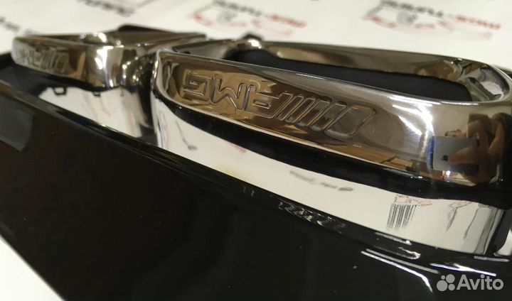 Диффузор + насадки Mercedes C-class w205 C63