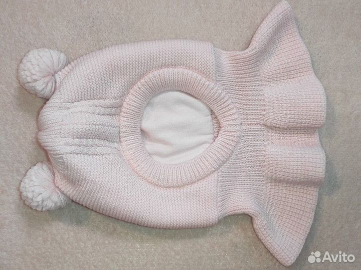 Зимняя шапка шлем Журавлик