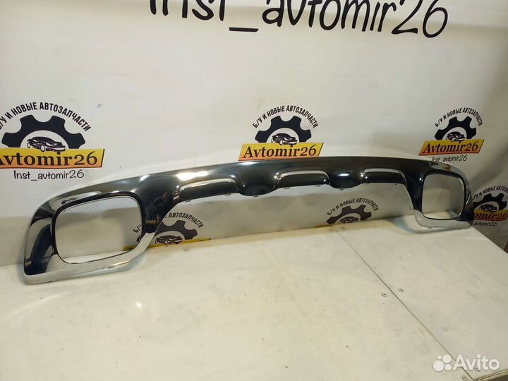 Хром заднего бампера Mercedes GLA-X156