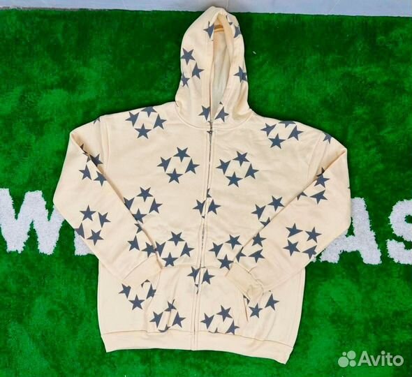 Худи на молнии lime type y2k star