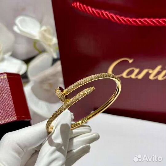 Браслет Cartier Juste un clou гвоздь бриллианты