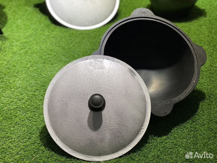 Казан 6 литров чугунный