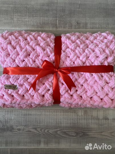 Плед детский плюшевый