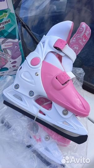 Коньки фигурные детские 29-32 размер раздвижные