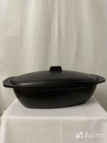 Утятница чугунная с крышкой купить в Москве | Товары для дома и дачи ...