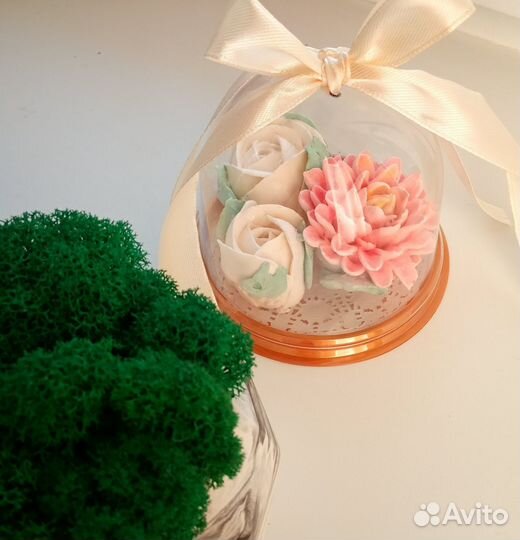 Подарок Цветы из зефира