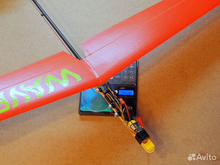 Rc модель Планер wave micro, метательный, F3K, DLG