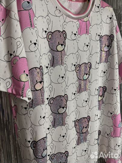 Футболка со стразами