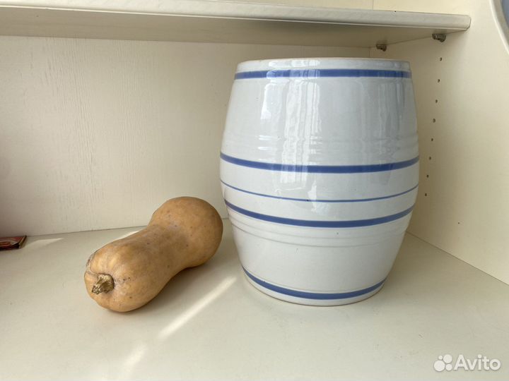 Ваза горшок новый керамический бочонок