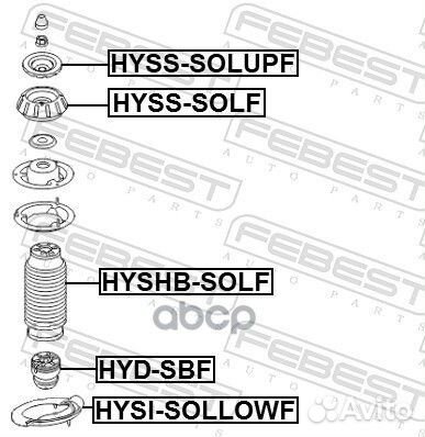 Отбойник переднего амортизатора hydsbf Febest