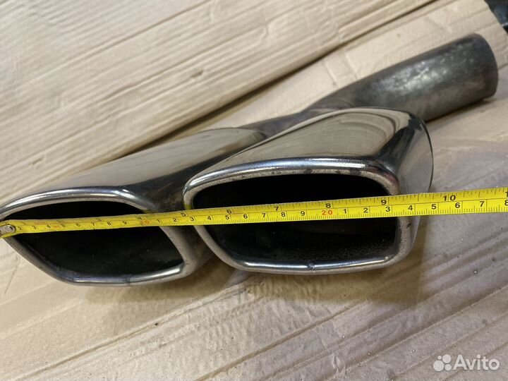 Черные насадки выхлопа BMW X5 G05,X6 G06,X7 G07