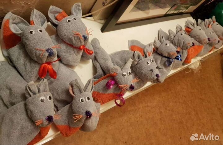 Экологичный подарок в виде игрушки из полотенца