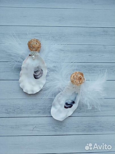 Ангел - Хранитель из ракушки большой