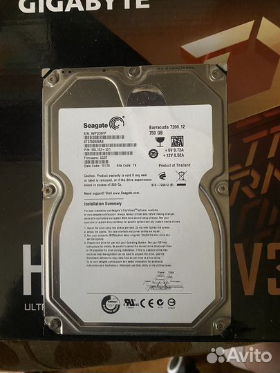 Hdd Seagate barracuda 750 gb
