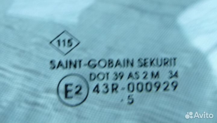 Рено Кангу 1 рестайлинг стекло водительской двери