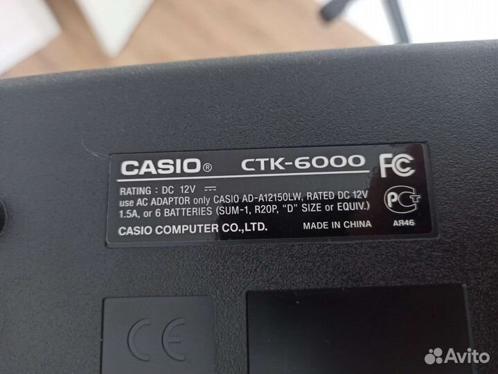 Синтезатор casio ctk 6000