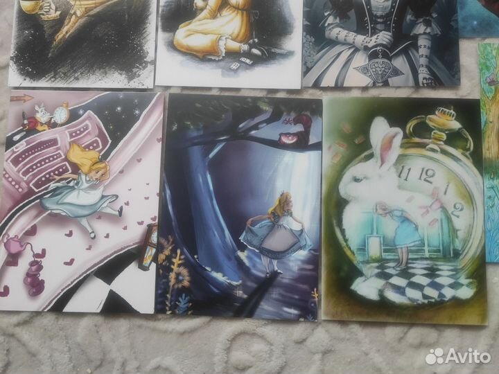 Открытки Алиса в стране чудес