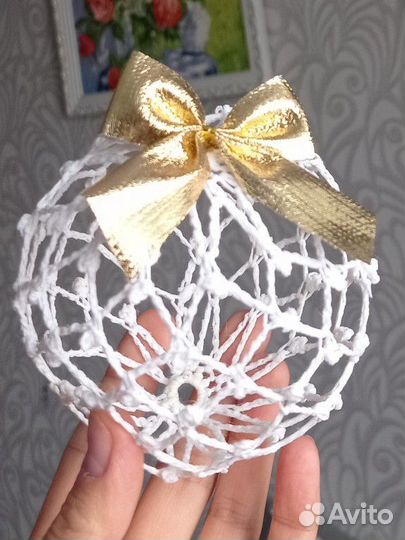 Новогодние украшения шары ручной работы