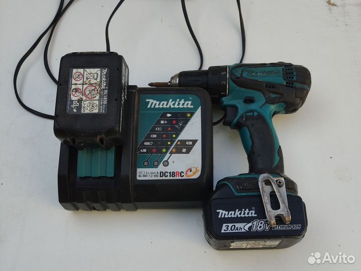 Шуруповерт makita 18v бу