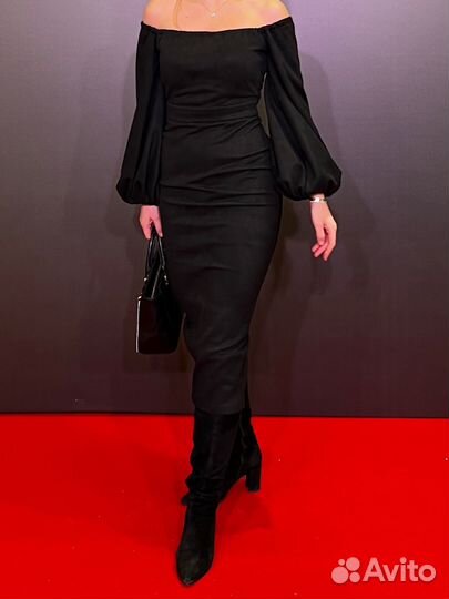 Платье вечернее длиное приталенное 44-46