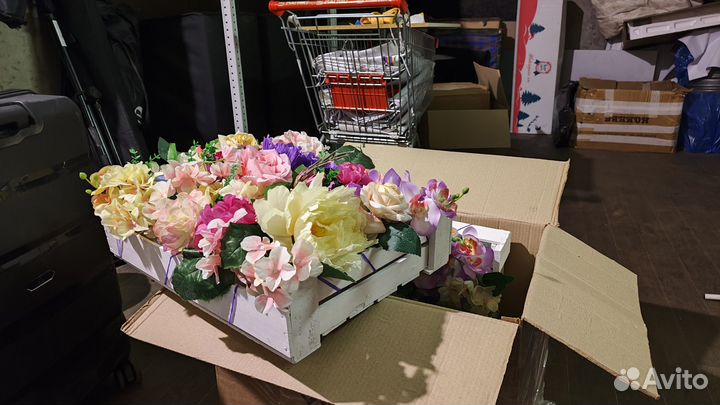 Цветочная композиция цветы искусственные