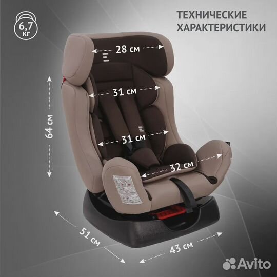 Детское автокресло от 0 до 25 кг