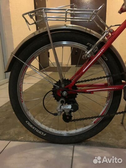 Велосипед forward с корзиной 24