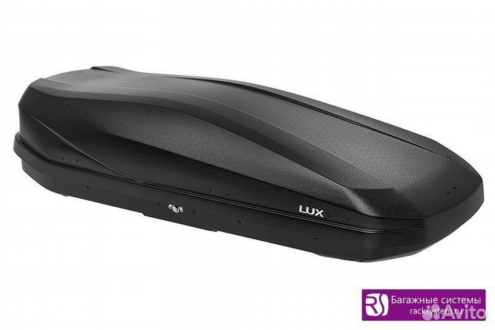 Бокс на крышу Lux Irbis 175 черный матовый
