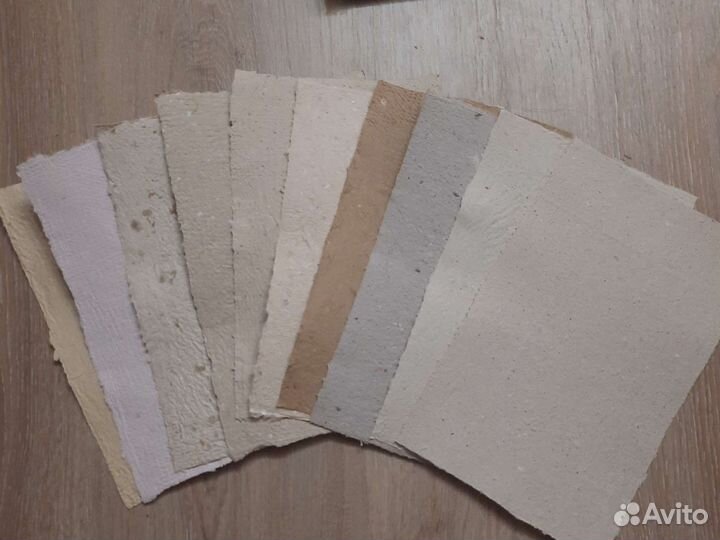 Набор бумаги ручного литья, 10 листов