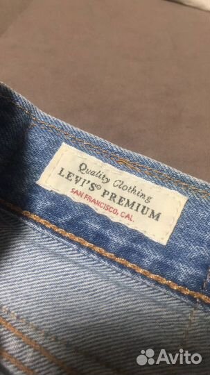 Джинсовые шорты levis