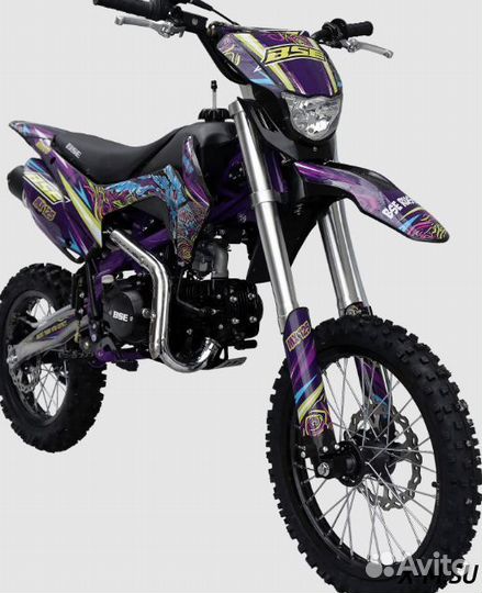 Питбайк BSE MX125 17/14(фиолетовый)