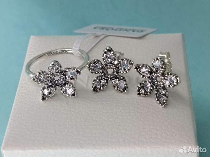 Pandora Кольцо и серьги Демогоргон Stranger things