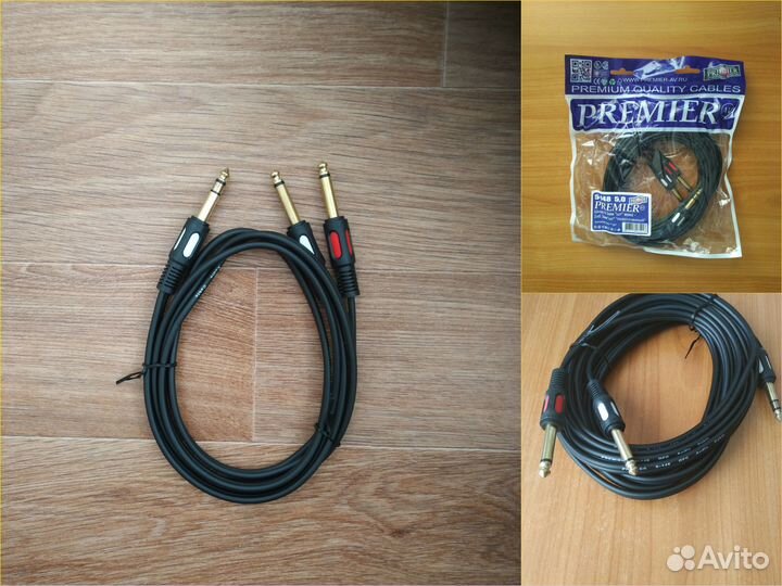 Коммутация Y-кабели Insert Jack 6.35/3.5