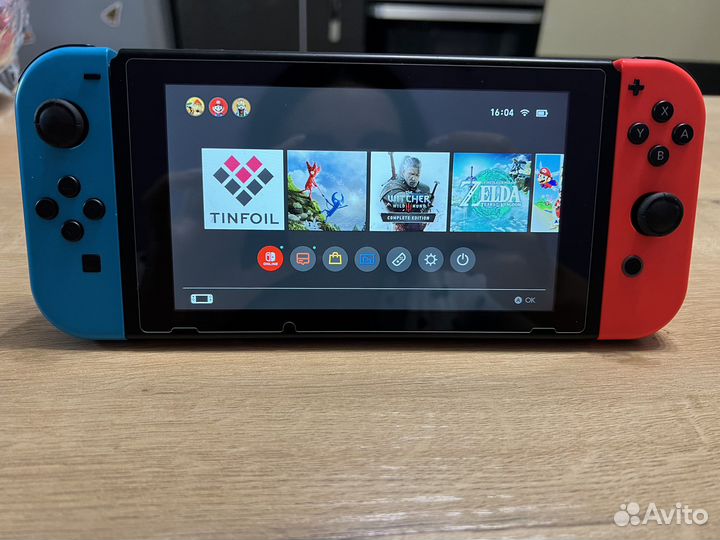 Прошитый Nintendo Switch v2 и 128Gb
