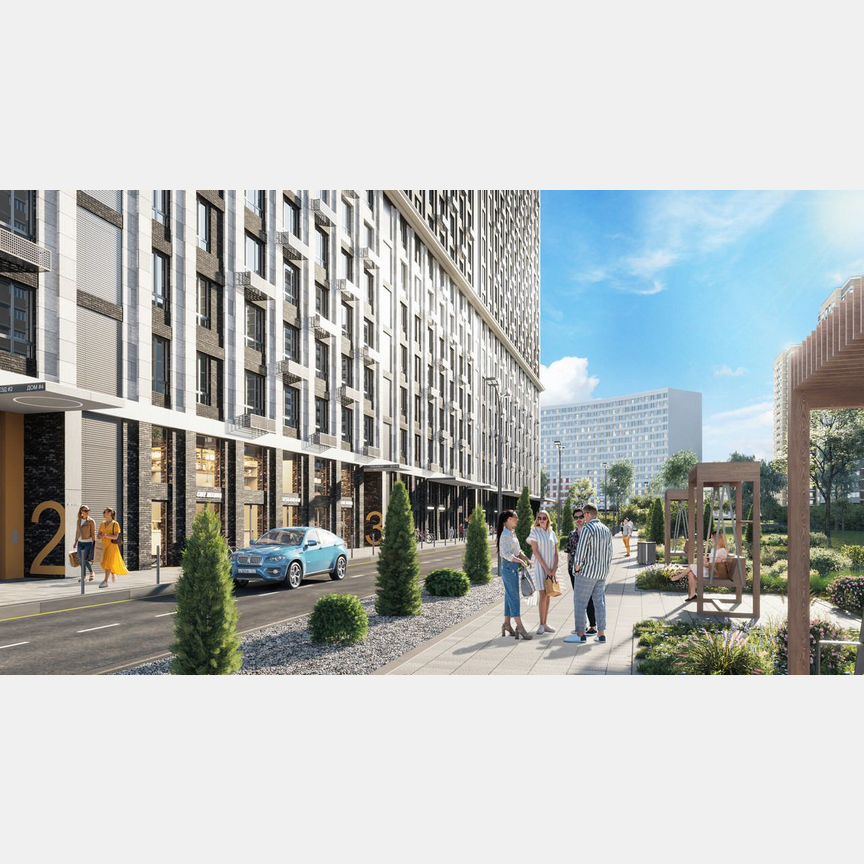 2-к. квартира, 56,6 м², 23/25 эт.