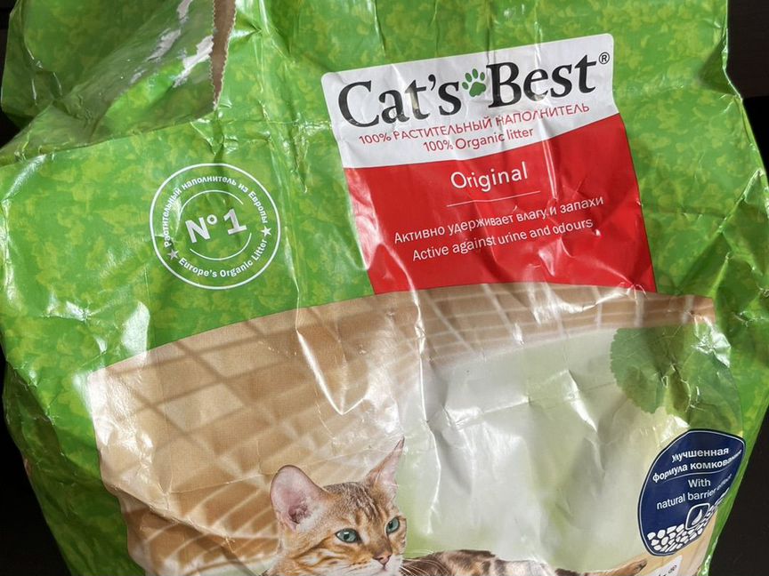 Наполнитель древесный комкующийся Cat's Best