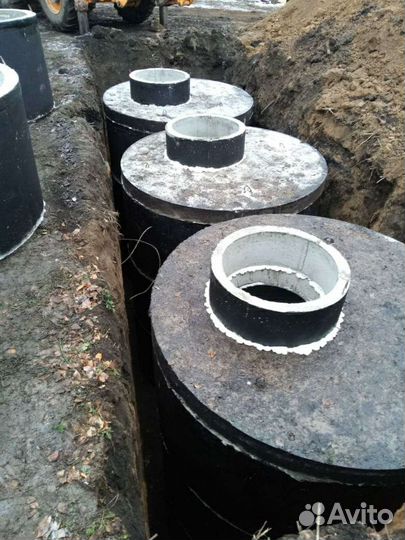 Выгребные ямы Канализация под ключ