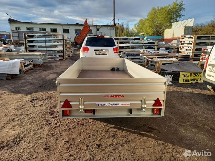 Прицеп 32.034 с алюмин. бортами. Две оси