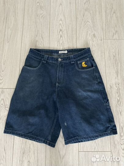 Широкие джинсовые шорты moon shard