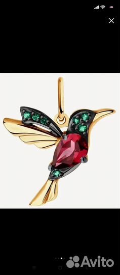 Золотая подвеска Sokolov