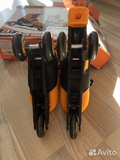 Роликовые коньки детские раздвижные