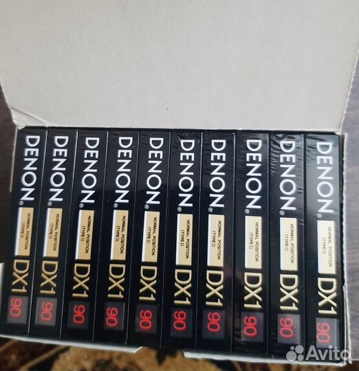 Аудиокассеты новые запечатанные sony и denon
