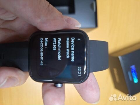 Умные часы Maimo WT2105 Watch Black б.у